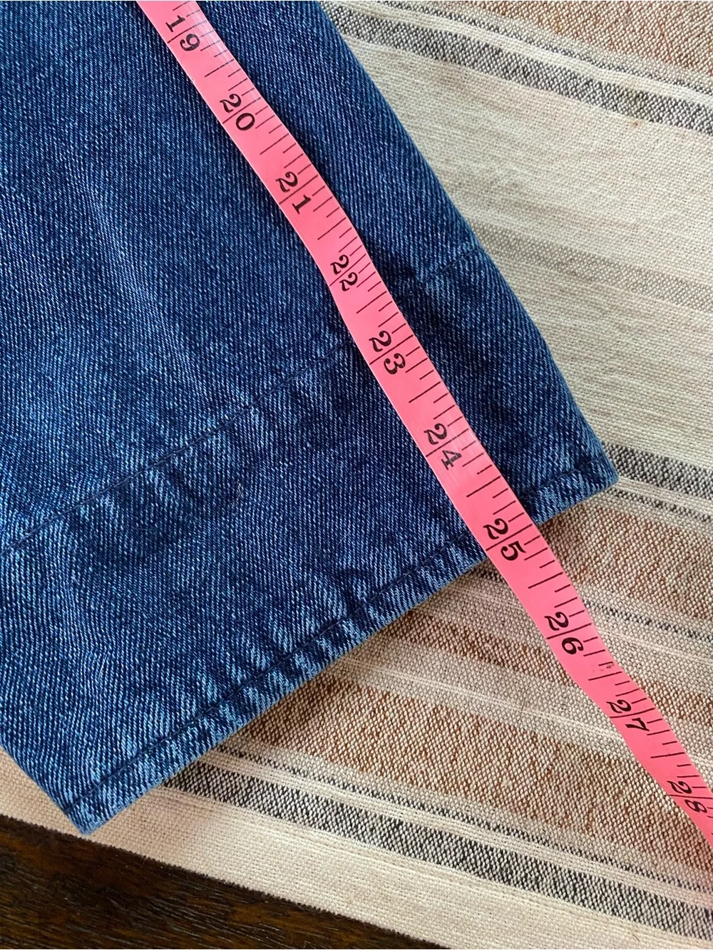 Vintage Lee Valley Denim Chore Coat Plaid Flannel Cuffs Mens Large